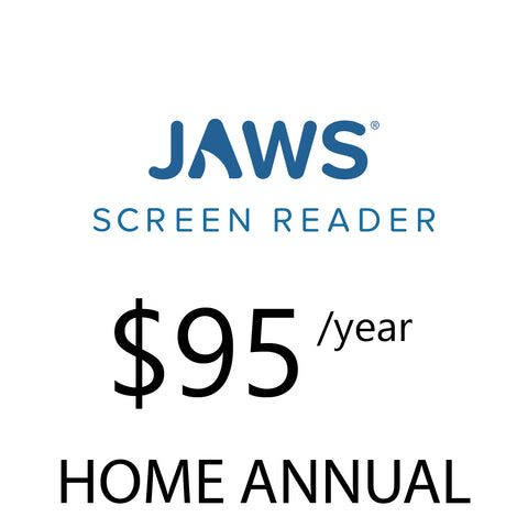 JAWS home annual subscription $95